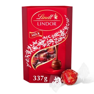 Lindt Lindor Milk Chocolate Truffles - 1 x 337g Box