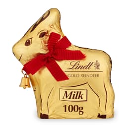 Lindt Gold Reindeer Christmas Milk Chocolate 100g 