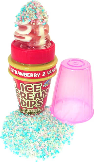 Crazy Candy Factory Ice Cream Dips - 24 x 20g Packs