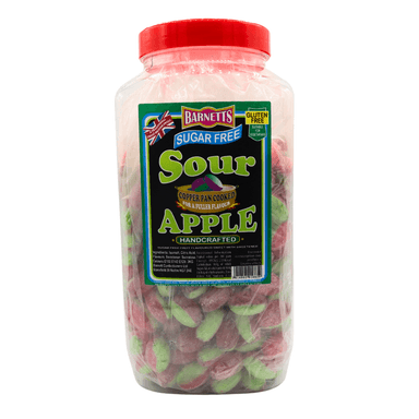 Barnetts Sugar Free Sour Apple - 1 x 3kg Jar