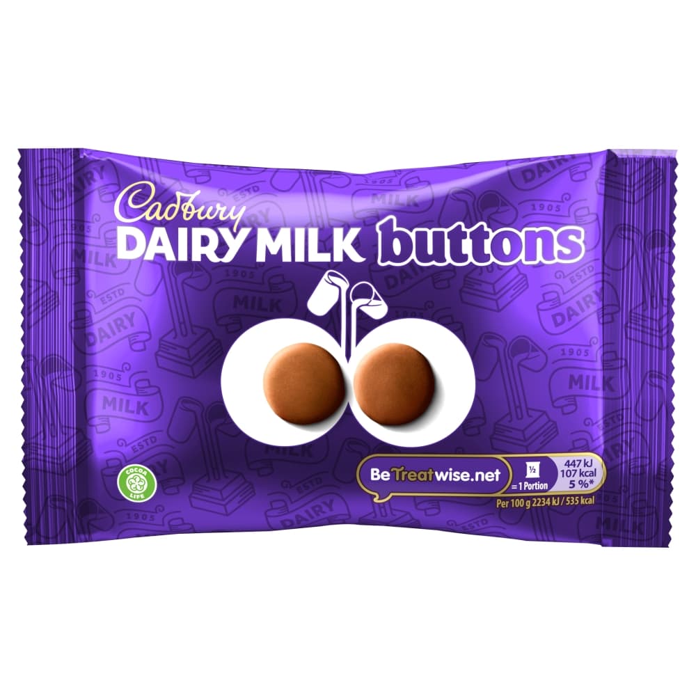Cadbury Dairy Milk Giant Buttons Chocolate Bag 40g