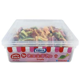  Vidal Jelly Filled Snails 5p Tub