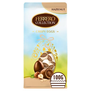 Ferrero Collection Hazelnut Crispy Mini Easter Eggs - 10 x 100g Bags
