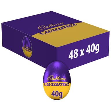 Cadbury Caramel Chocolate Egg - 48 x 40g Eggs