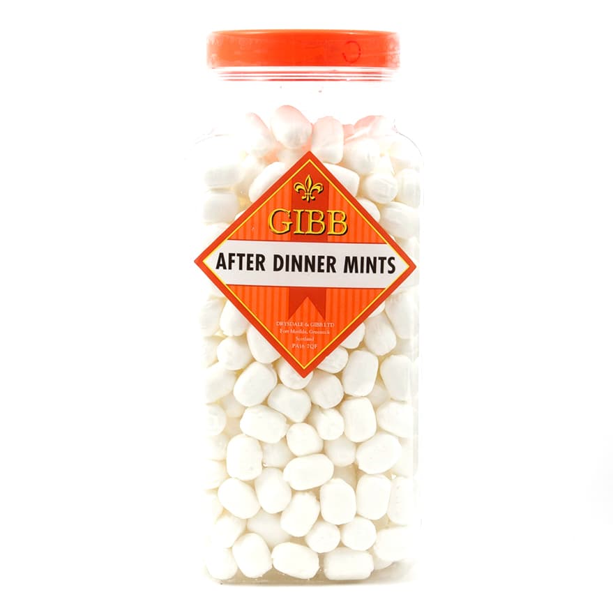 Gibbs After Dinner Mints Jar 2kg