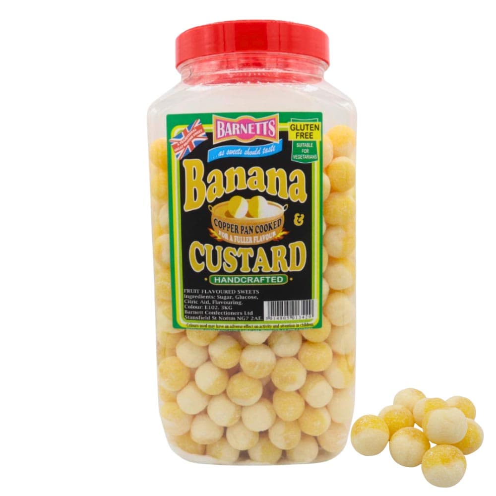 Barnetts Banana & Custard Jar 3kg