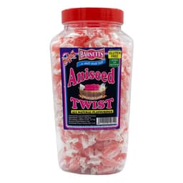 Barnetts Aniseed Twists Jar 2.5kg 