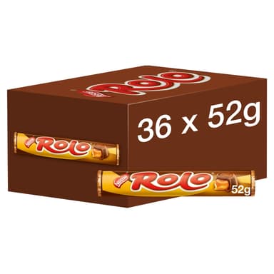 Rolo Milk Chocolate & Toffee Tube - 36 x 52g Tubes