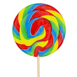 Crazy Candy Factory Rainbow Swirl Lollipops