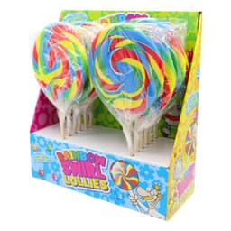 Crazy Candy Factory Rainbow Swirl Lollipops