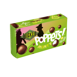Poppets Minty Dark Choc Coated Mint Creams Box 40g