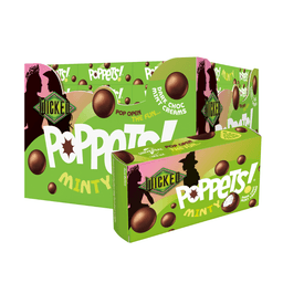 Poppets Minty Dark Choc Coated Mint Creams Box 40g