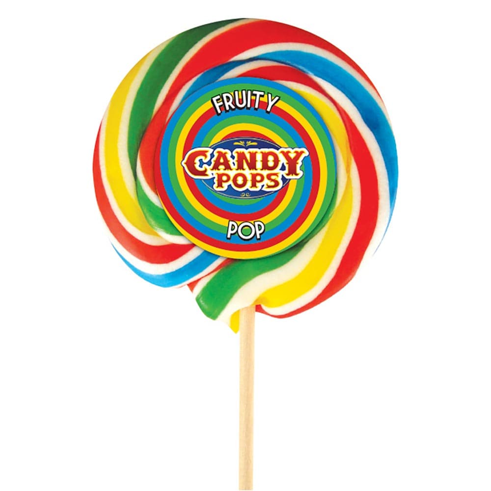Candy Pops Large Wheel Rainbow Lollipops