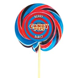 Candy Pops Berry Burst Large Wheel Lollies 75g 