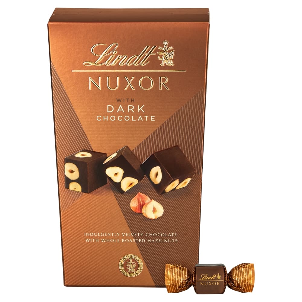 Lindt Nuxor with Dark Chocolate and Hazelnuts Gift Box 165g