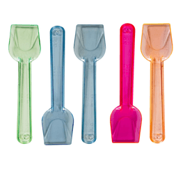 Accessories Plastic Spade Ice Cream Spoons 9.5cm