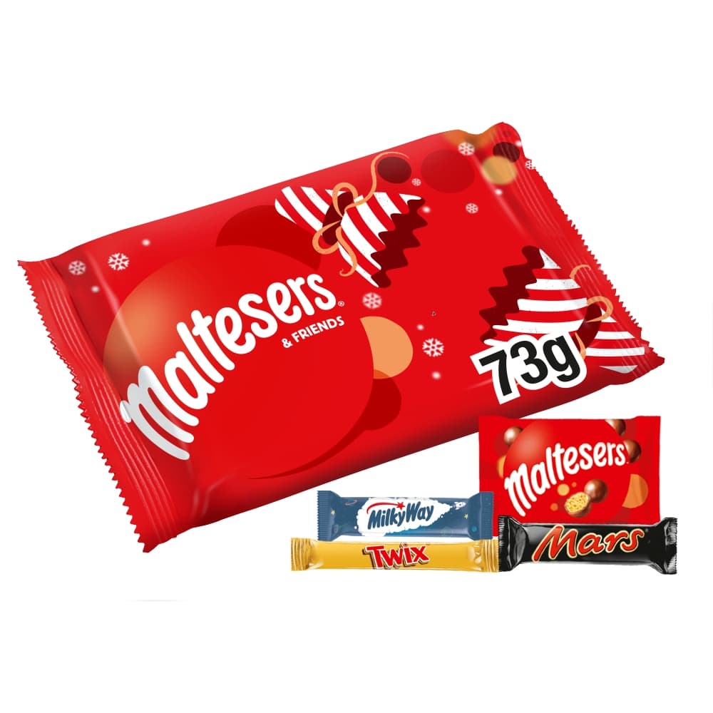 Maltesers & Friends Small Christmas Chocolate Selection Pack 73g