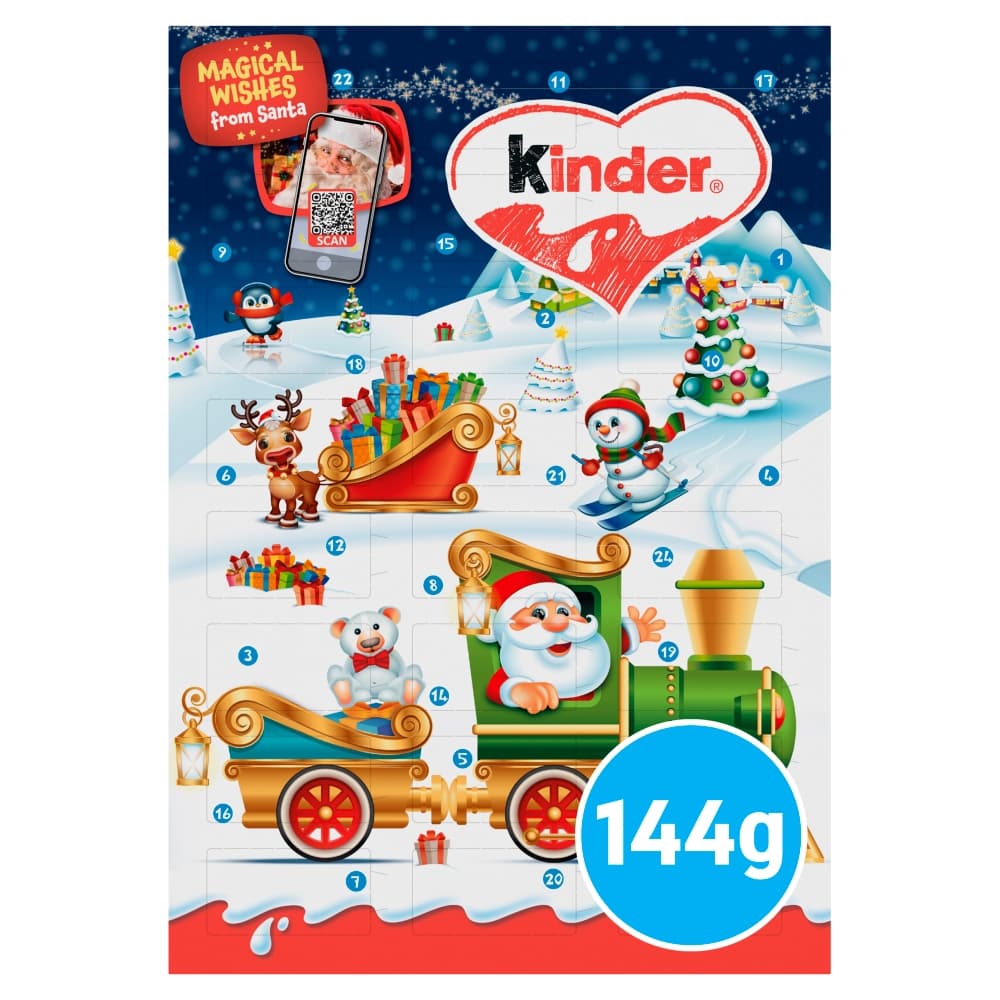 Kinder Chocolate 24 Minis Advent Calendar 144g 
