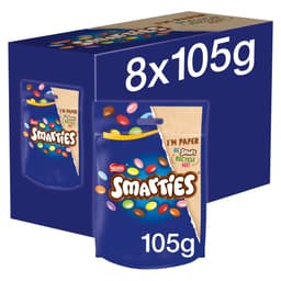 Smarties Milk Chocolate Sharing Bag 105g