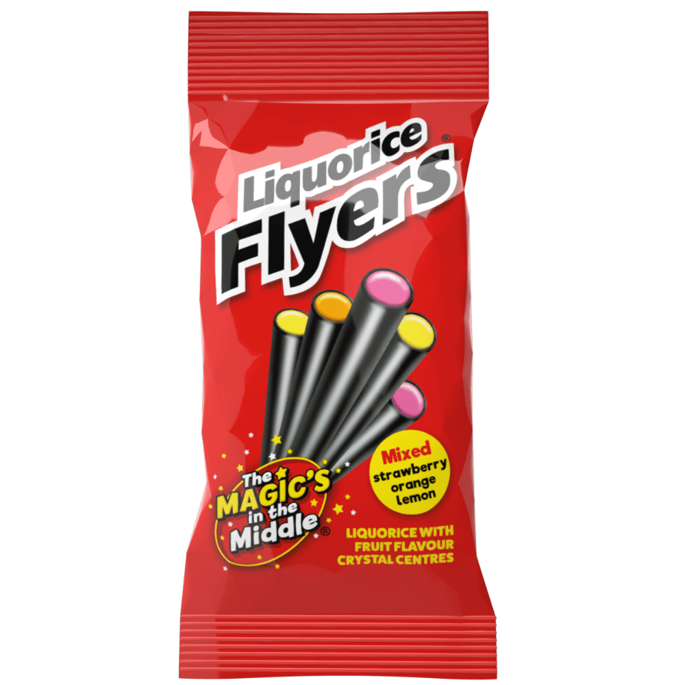 Liquorice Flyers Pack 75g