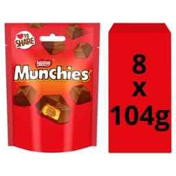 Munchies Milk Chocolate & Caramel Sharing Bag 104g