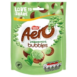 Aero Bubbles Peppermint Milk Chocolate Sharing Bag 92g