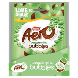 Aero Bubbles Peppermint Milk Chocolate Sharing Bag 92g