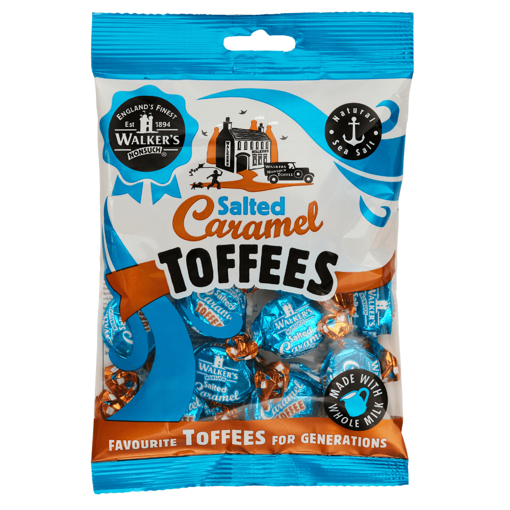 Walker's Nonsuch Salted Caramel Toffees 150g