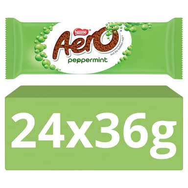Aero Peppermint Mint Chocolate - 24 x 36g Bars