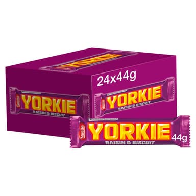 Yorkie Raisin & Biscuit Milk Chocolate Bar 44g