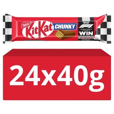 KitKat F1 Chunky Milk Chocolate Bar - 24 x 40g Bars