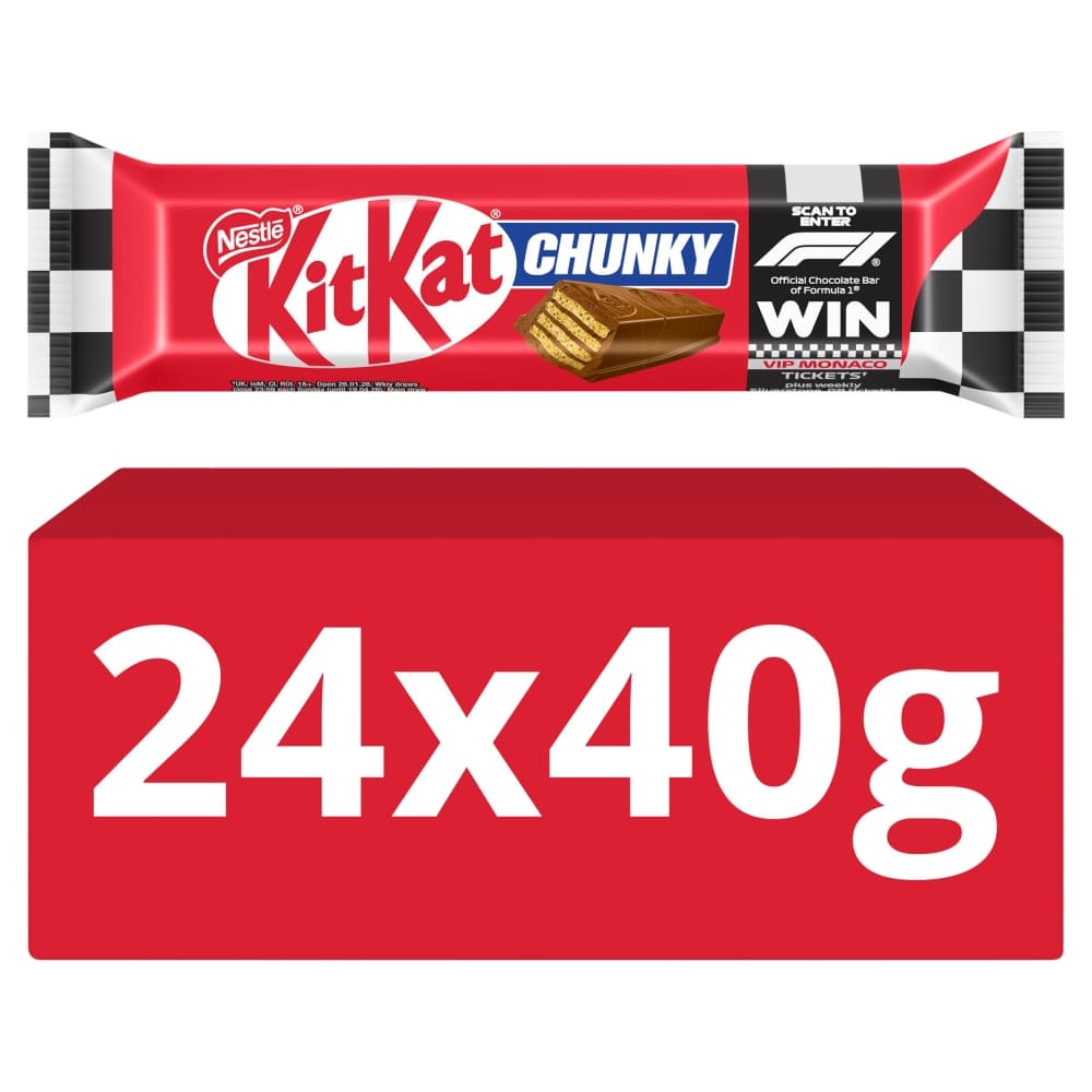 KitKat F1 Chunky Milk Chocolate Bar 40g