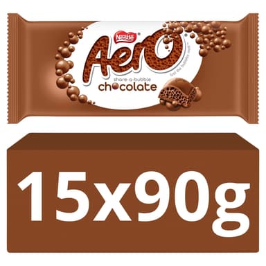 Aero Milk Chocolate  - 15 x 90g Bars