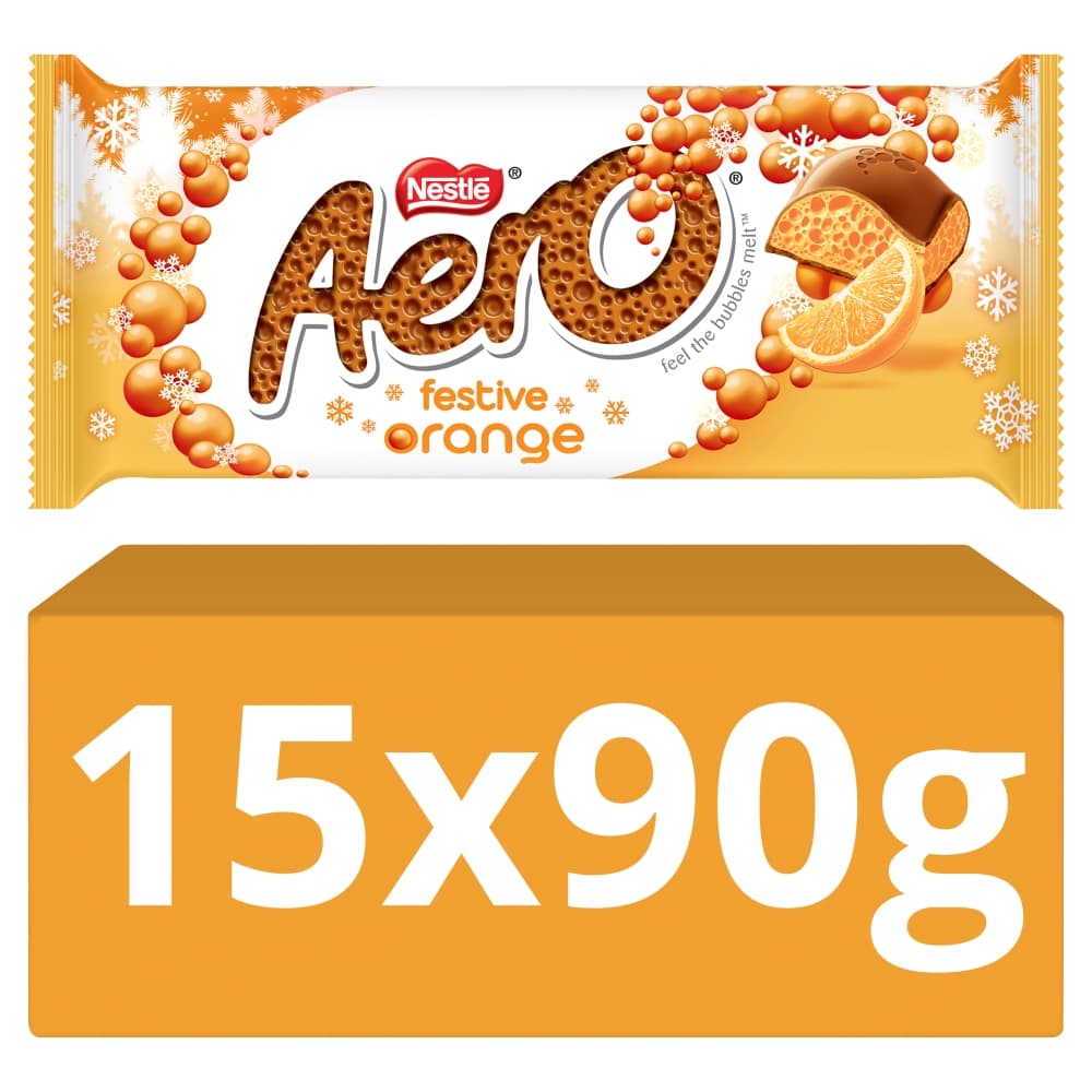Aero Festive Orange Chocolate Sharing Bar 90g
