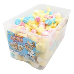 Crazy Candy Factory Ice Cream Cones Marshmallows 5p Tub