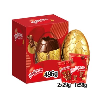 Maltesers Chocolate Bunny Giant Easter Egg - 1 x 496g Box