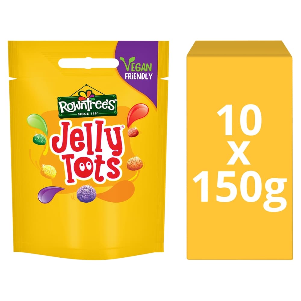 Rowntree's Jelly Tots Sweets Sharing Bag 150g