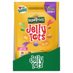 Rowntree's Jelly Tots Sweets Sharing Bag 150g