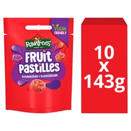 Rowntree's Fruit Pastilles Strawberry & Blackcurrant Sweets Sharing Bag 143g