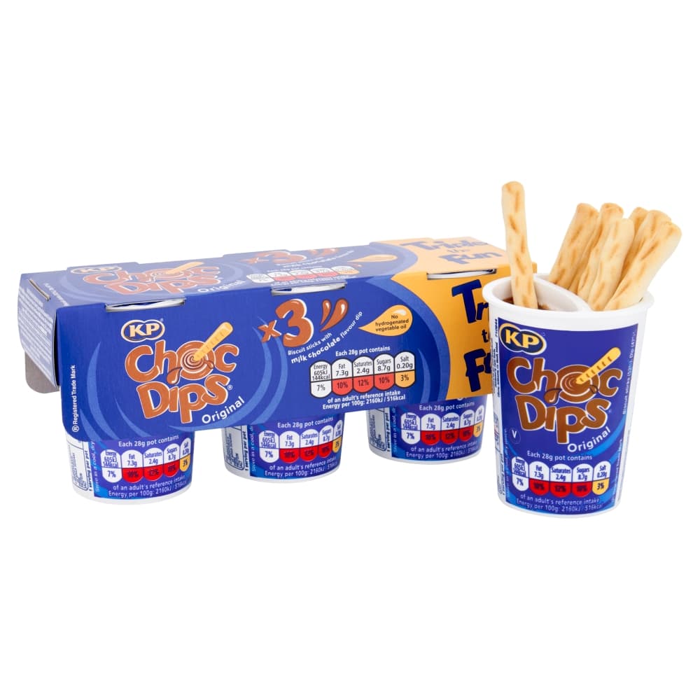 KP Choc Dips Original 84g 3 Pack