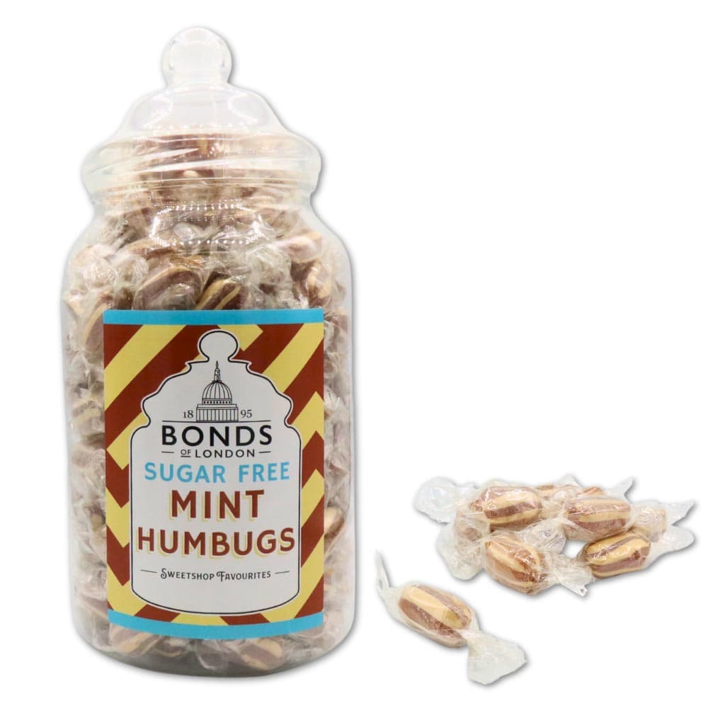 Bonds Sugar Free Mint Humbugs Jar 2kg