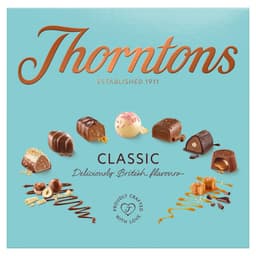 Thorntons Classic Collection Milk, Dark & White Chocolate Gift Box 262g