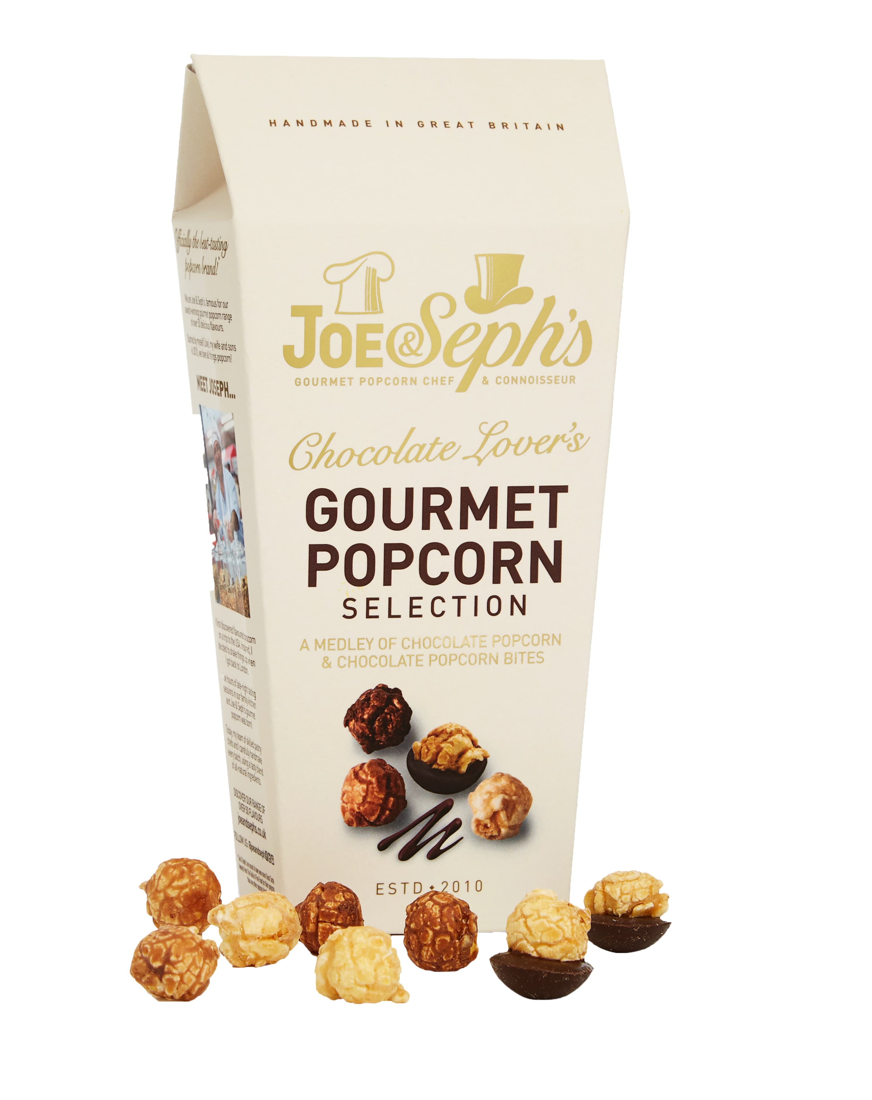 Joe & Seph's Chocolate Lovers Gourmet Popcorn Selection Box