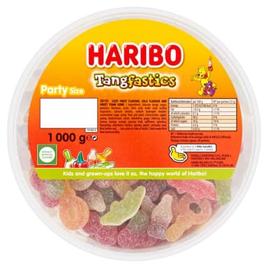 Haribo Tangfastics - 1 x 1kg Sweet Tub