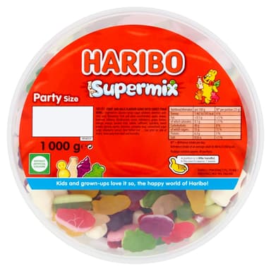 Haribo Supermix - 1 x 1kg Tub