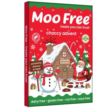 Moo Free Choccy Advent Calendar - 1 x 70g Box