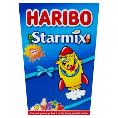 Haribo Starmix Fruit & Cola Flavour Jelly & Foam Sweets - 1 x 380g Box