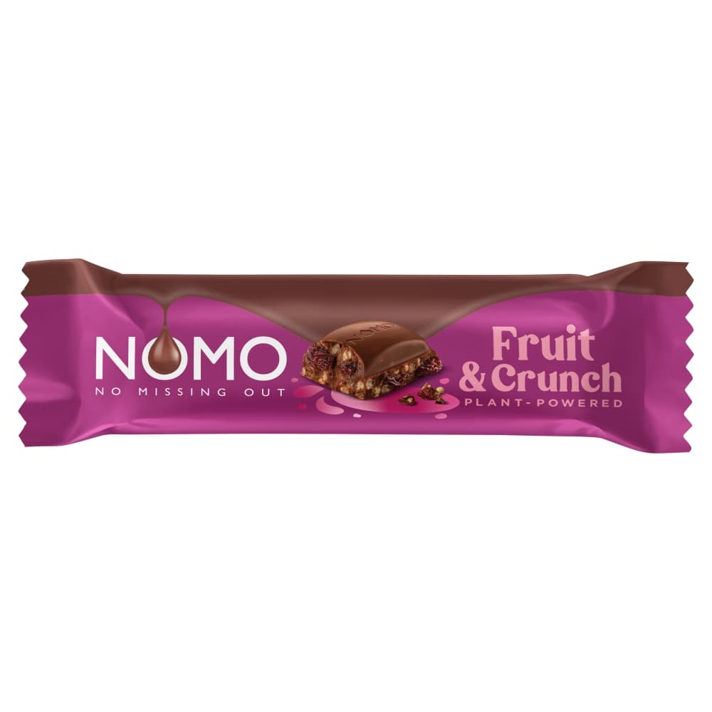 Nomo Fruit & Crunch Chocolate Bar 32g