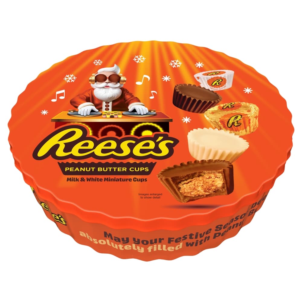 Reese's Peanut Butter Miniatures Christmas Gift Tin 309g