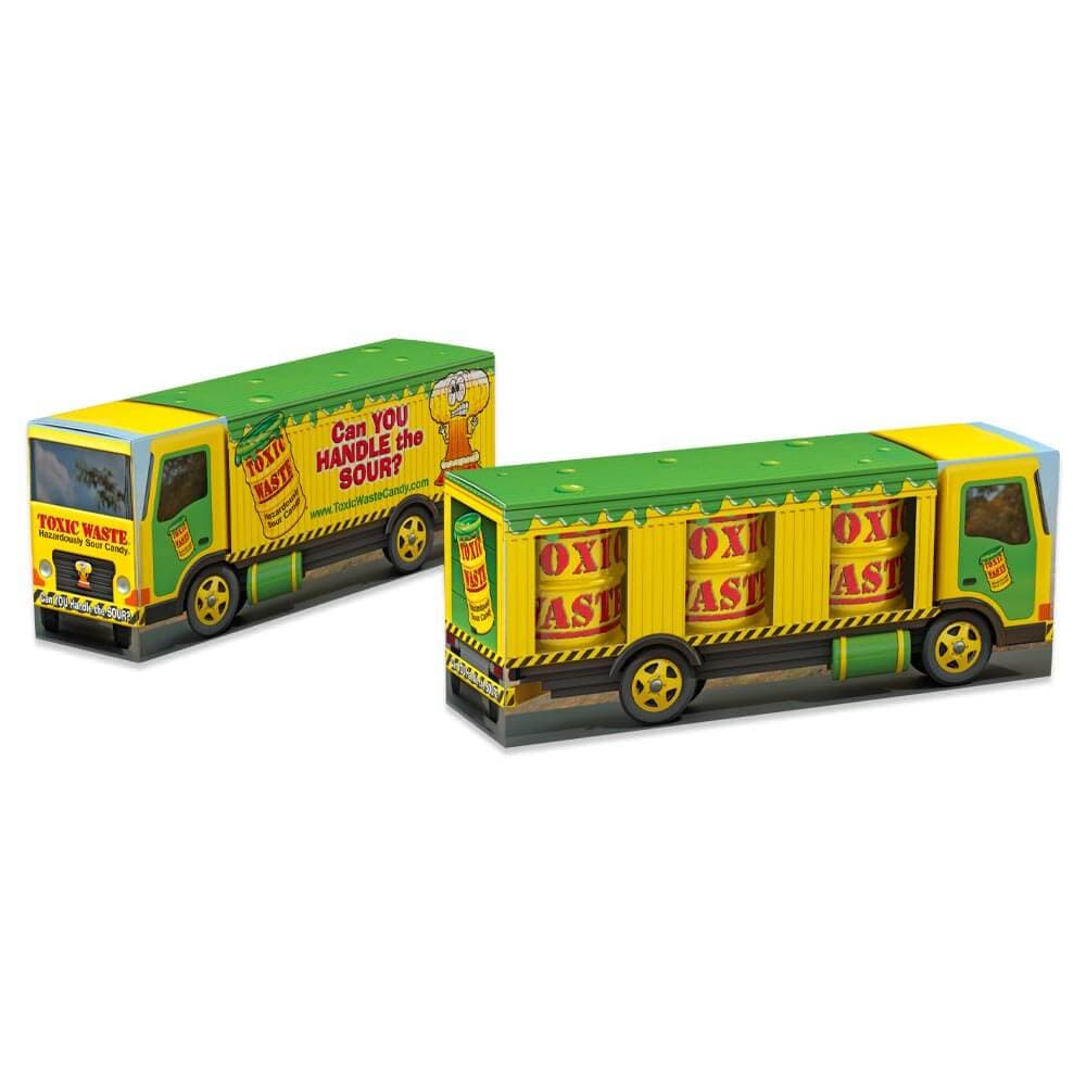 Toxic Waste Sour Candy Yellow Drum Truck 126g